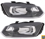 Фара Volkswagen Polo 5 2009+ (С экраном лампы)